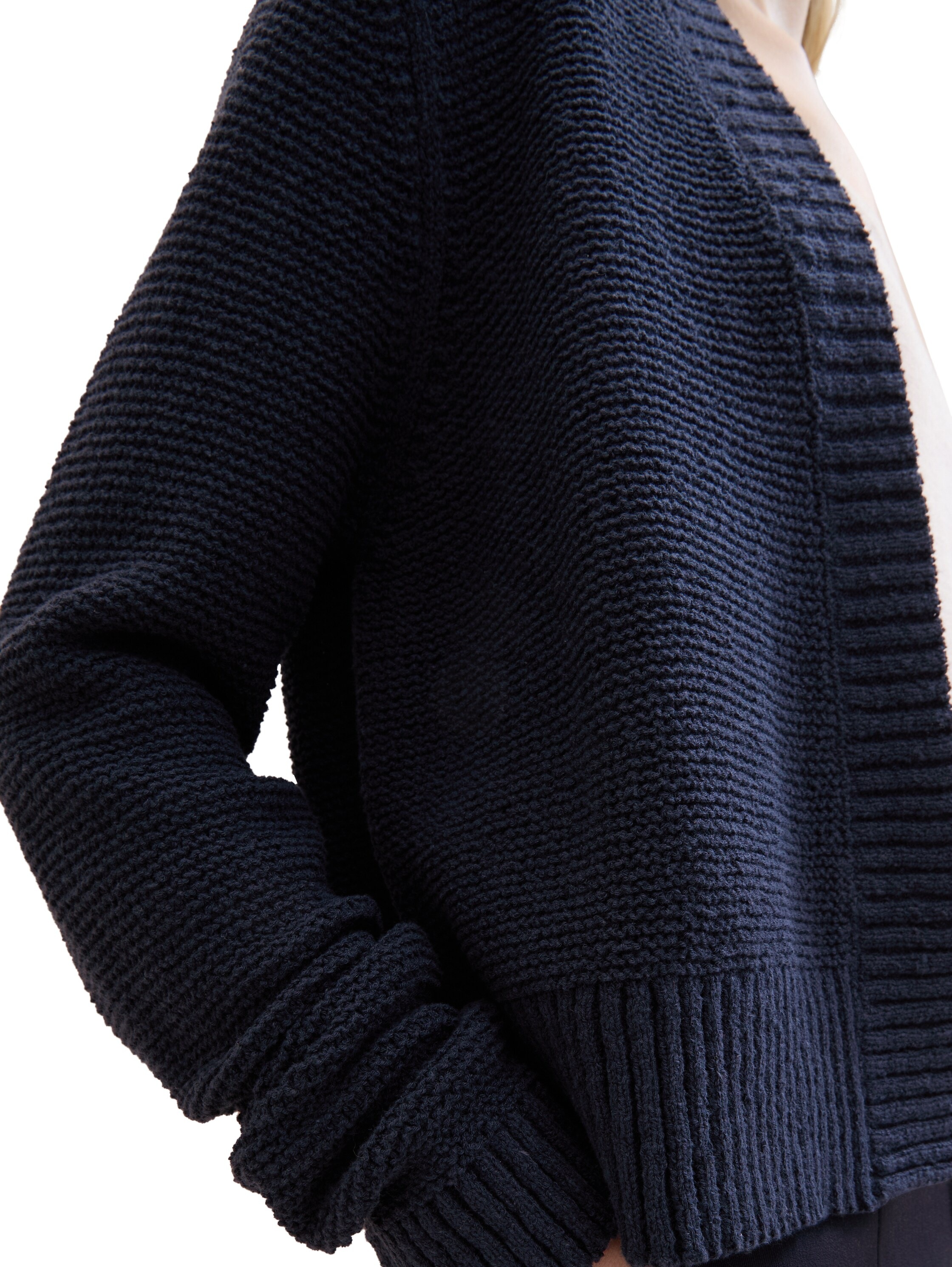 TOM TAILOR Cardigan, mit Strick-Elementen