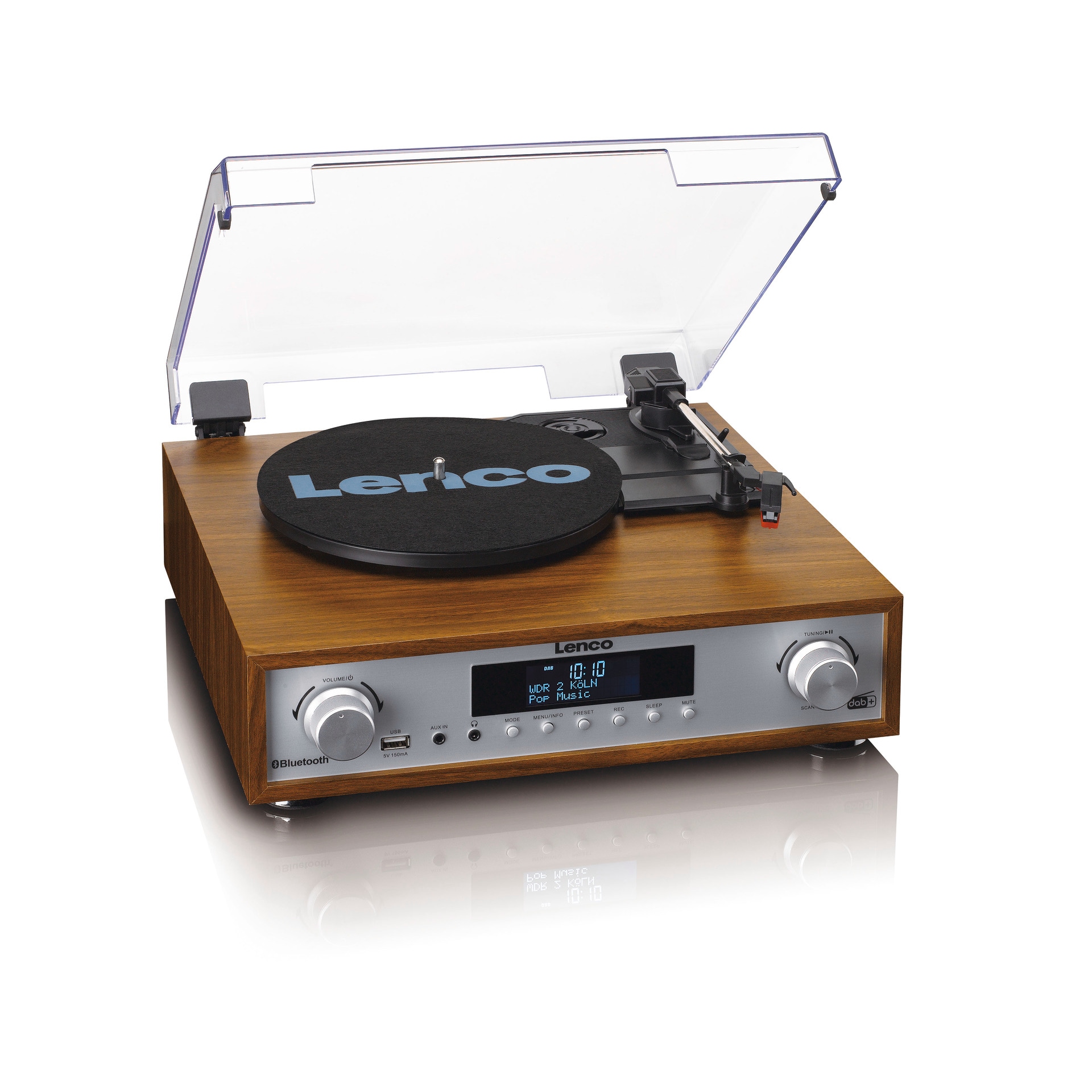 Lenco Radioplattenspieler »MC-160WD Hifi-Set DAB+, Bluetooth« Garantie XXL FM-Radio, 3 UNIVERSAL ➥ und Jahre | Plattenspieler