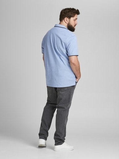 Jack & Jones PlusSize Poloshirt »JJEPAULOS POLO SS NOOS PLS«, mit Logo Stickerei