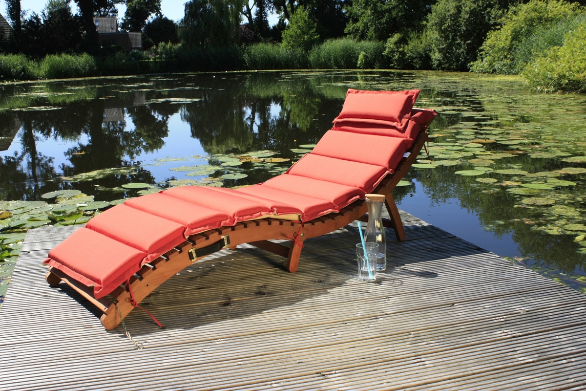 Garden Pleasure Gartenliege »NASSAU«, mit Wendeauflage