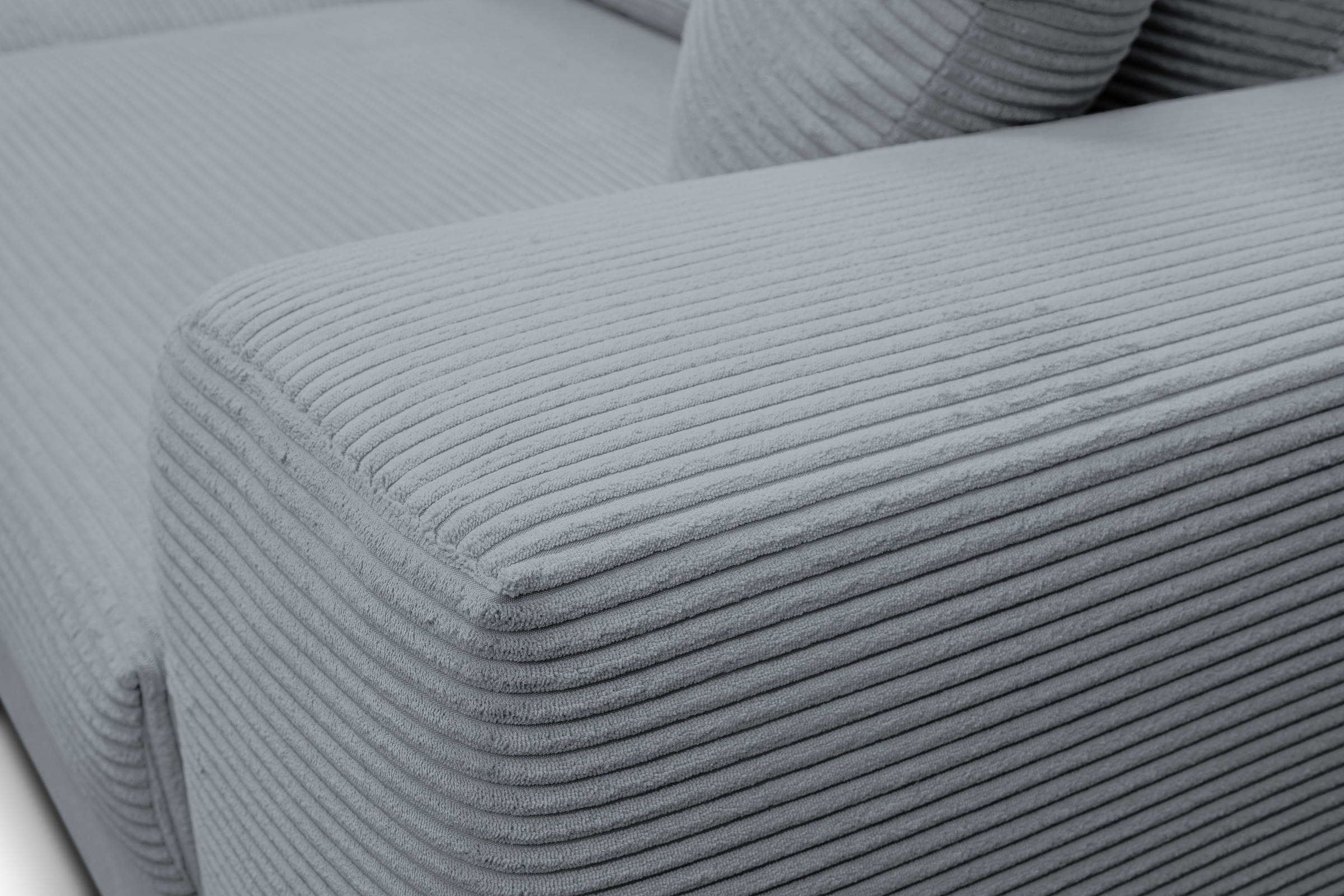 WERK2 Big-Sofa »Rozzana Mega Sofa mit viel Platz, aktuelle Bezüge. Breite 246cm« mit losen Rückenkissen, gemütlich, in Cord, Breitcord und Plüsch Bezug