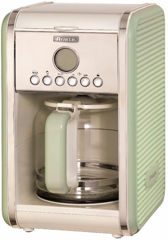 Filterkaffeemaschine »Vintage grün 1342«, 1,5 l Kaffeekanne, Permanentfilter