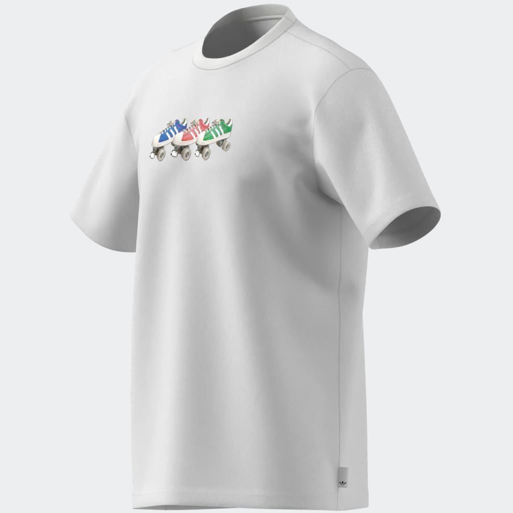 adidas Originals T-Shirt »Q12 TS ROLLER« sportlicher Stil, mit Grafikmotiv, aus weichem Single Jersey