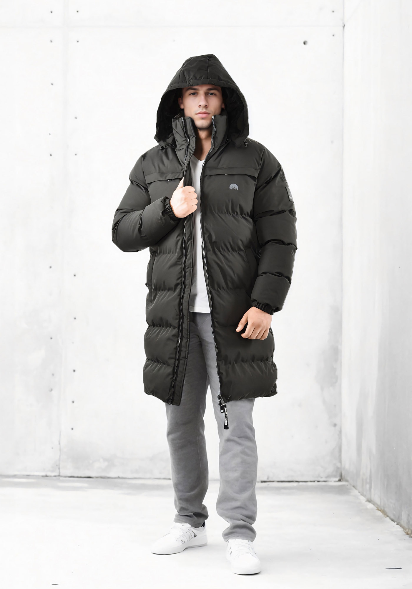 Arctic Seven Winterjacke »Arctic Seven Herren Winter Parka gesteppt AS424«