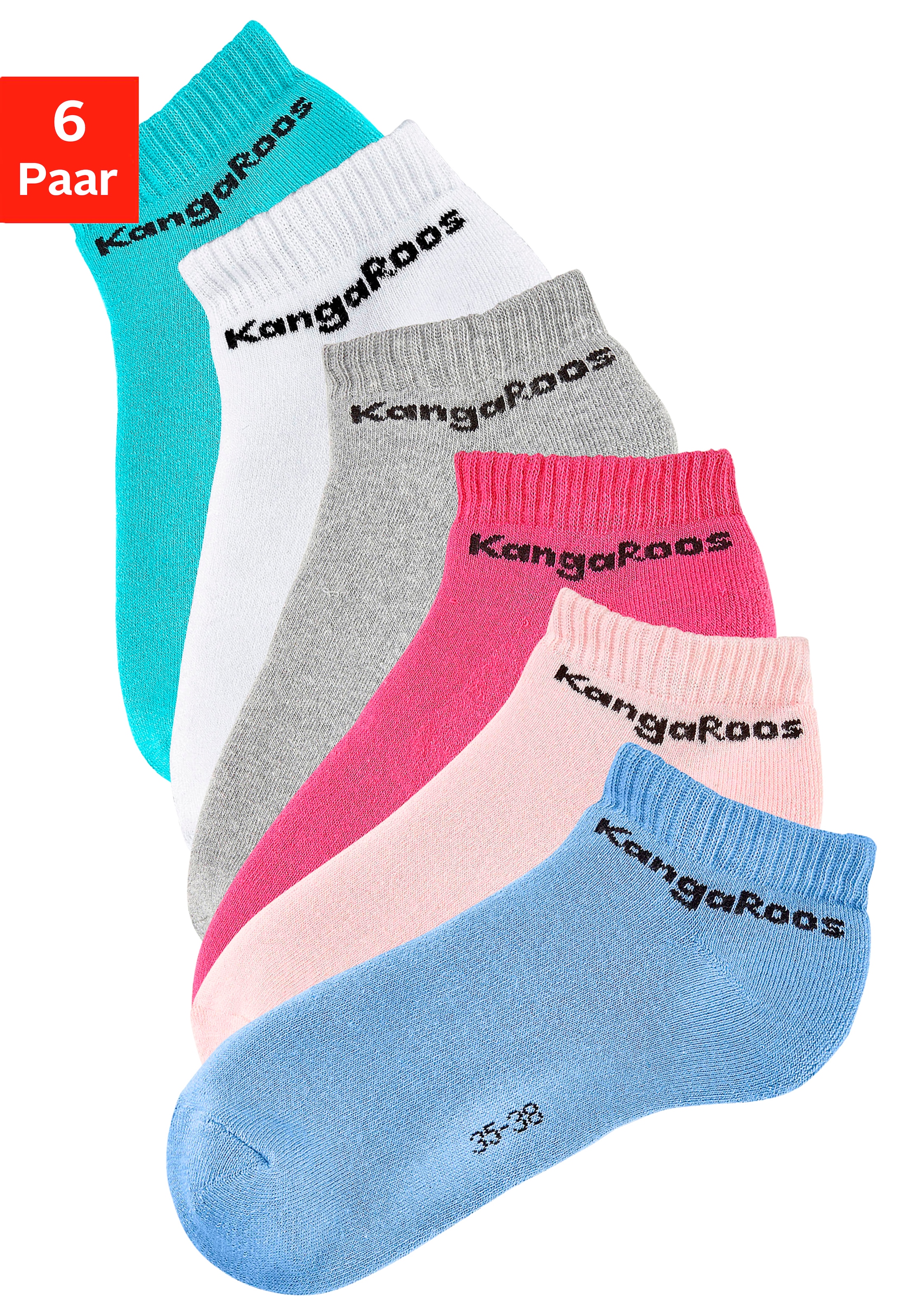 KangaROOS Sneakersocken, bestellen Frottee Paar), auf innen mit Rechnung (6