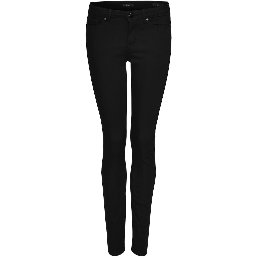 OPUS Skinny-fit-Jeans »Elma black«