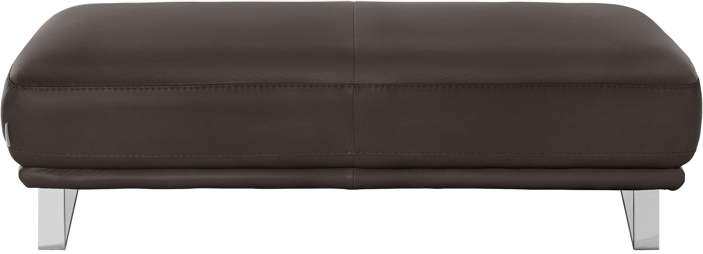 W.SCHILLIG Hocker »montanaa«, mit Metallkufen in Chrom glänzend, Breite 141 cm