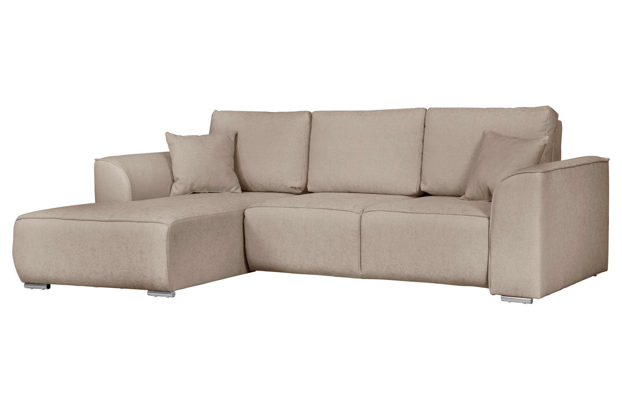 INOSIGN Ecksofa »BEATRICE optionale Schlafsofa mit Bettkasten, B/T/H: 265/170/86 cm«, L-Form, wahlweise auch mit Bettfunktion und Bettkasten