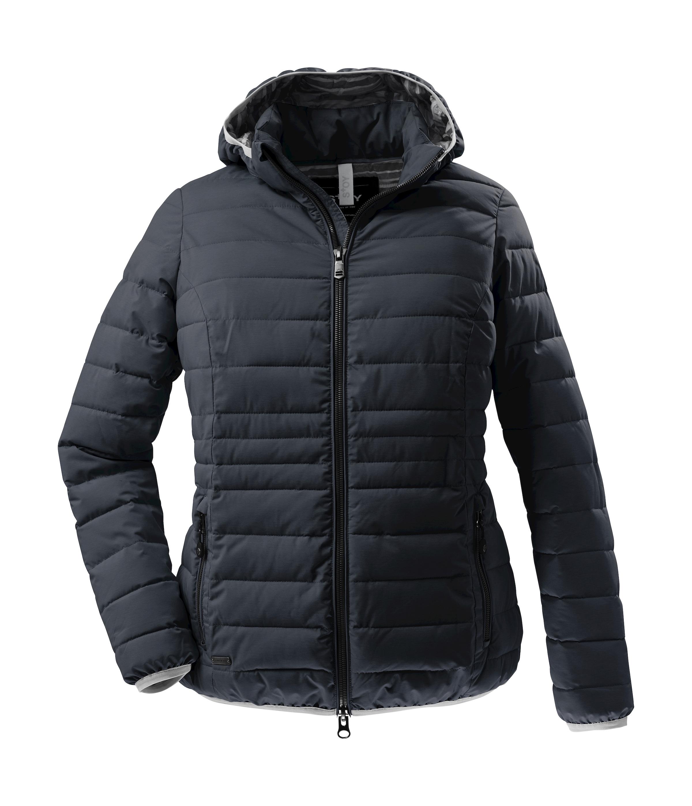 STOY Steppjacke »STS 17 WMN QLTD JCKT«, atmungsaktive Steppjacke mit abnehm. Kapuze in großen Größen