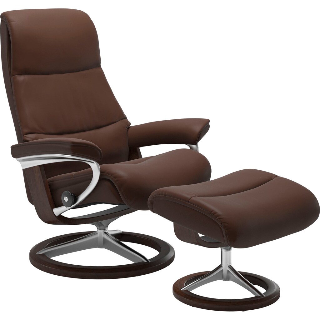 Stressless® Relaxsessel »View«, mit Signature Base, Größe M,Gestell Braun