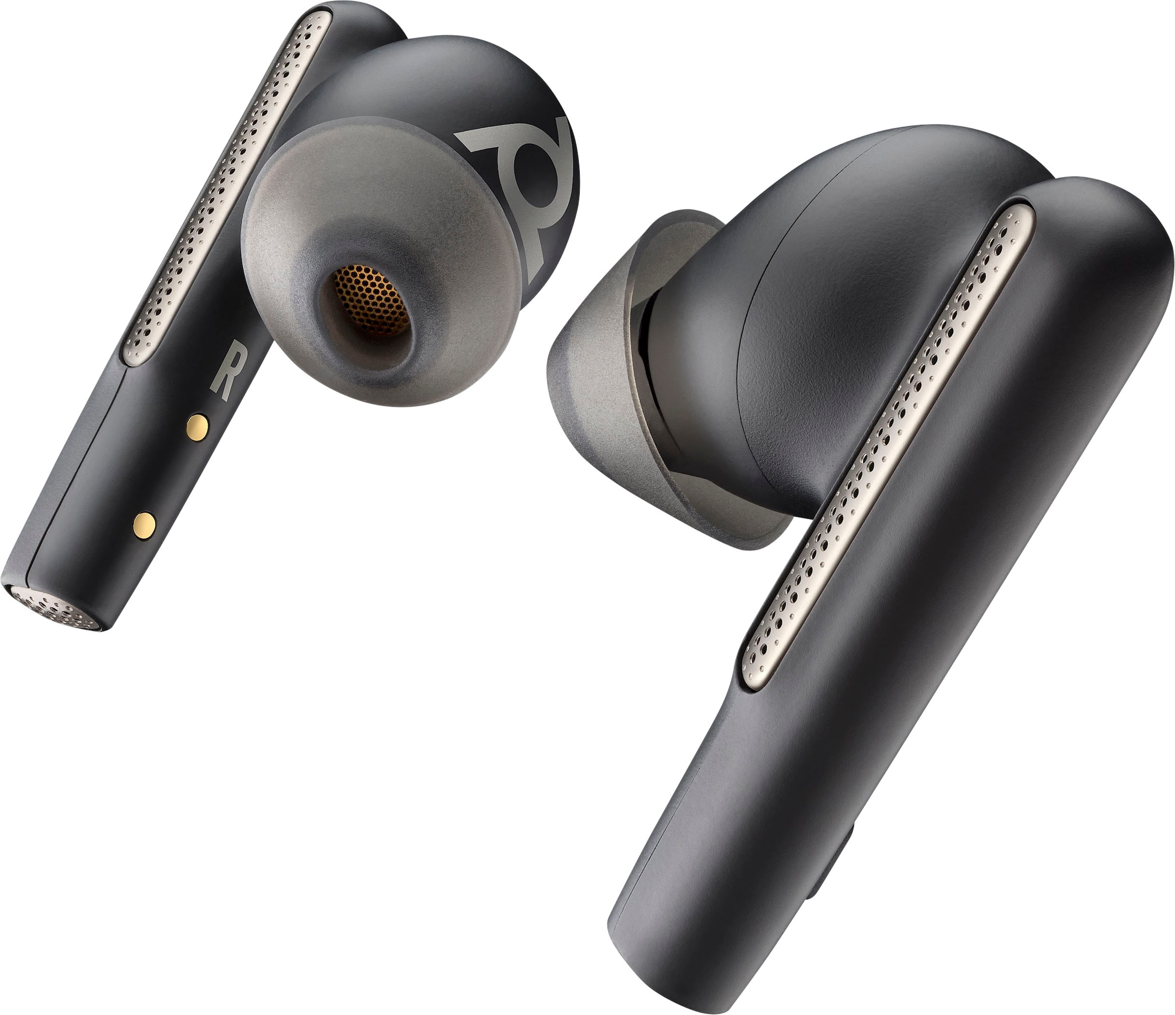 Poly wireless In-Ear-Kopfhörer »Voyager (ANC), ➥ UNIVERSAL Cancelling Garantie USB-C/A Active Jahre Noise XXL | 3 60+«, Free UC