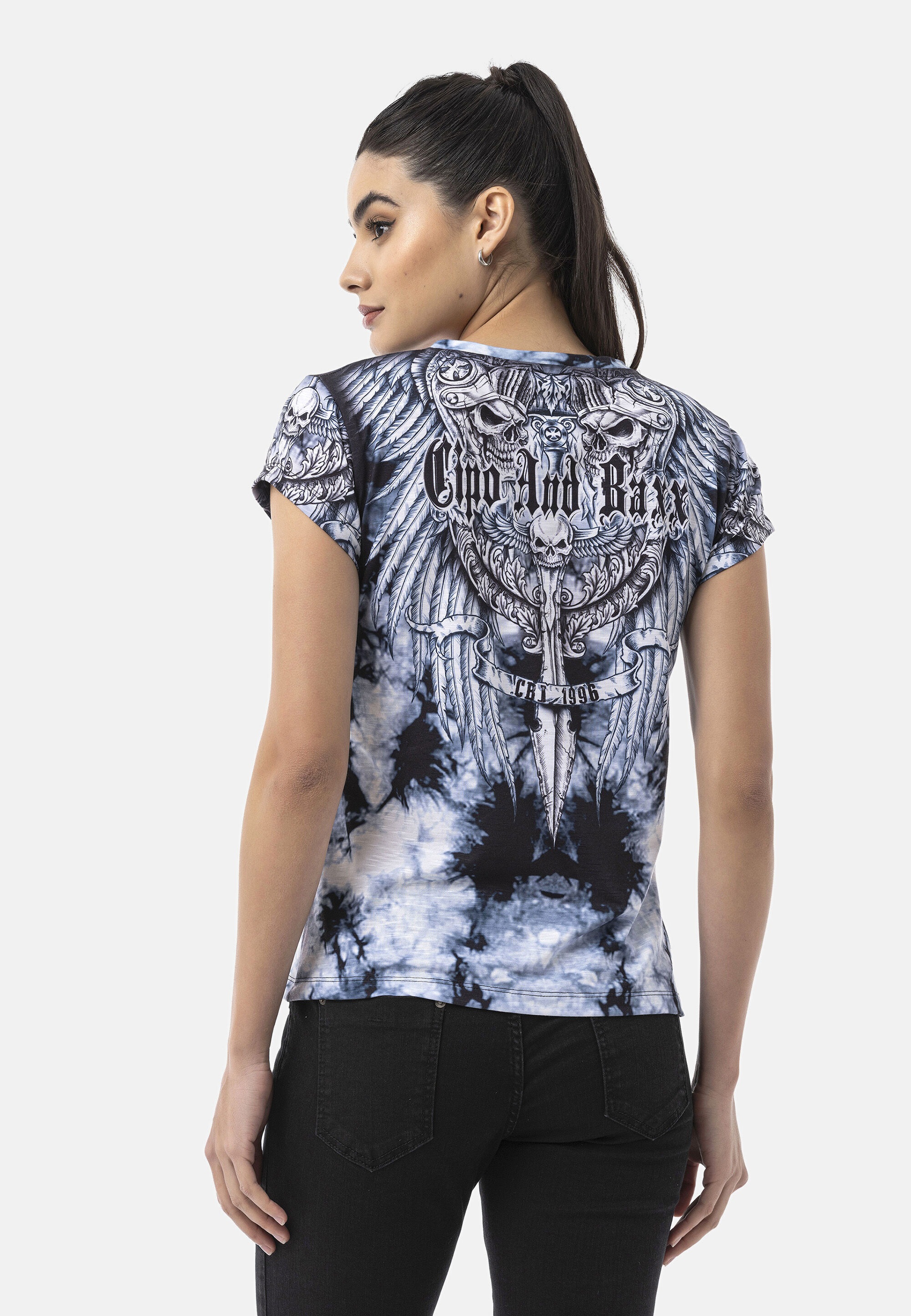 Cipo & Baxx T-Shirt »WT384« mit Digitaldruck