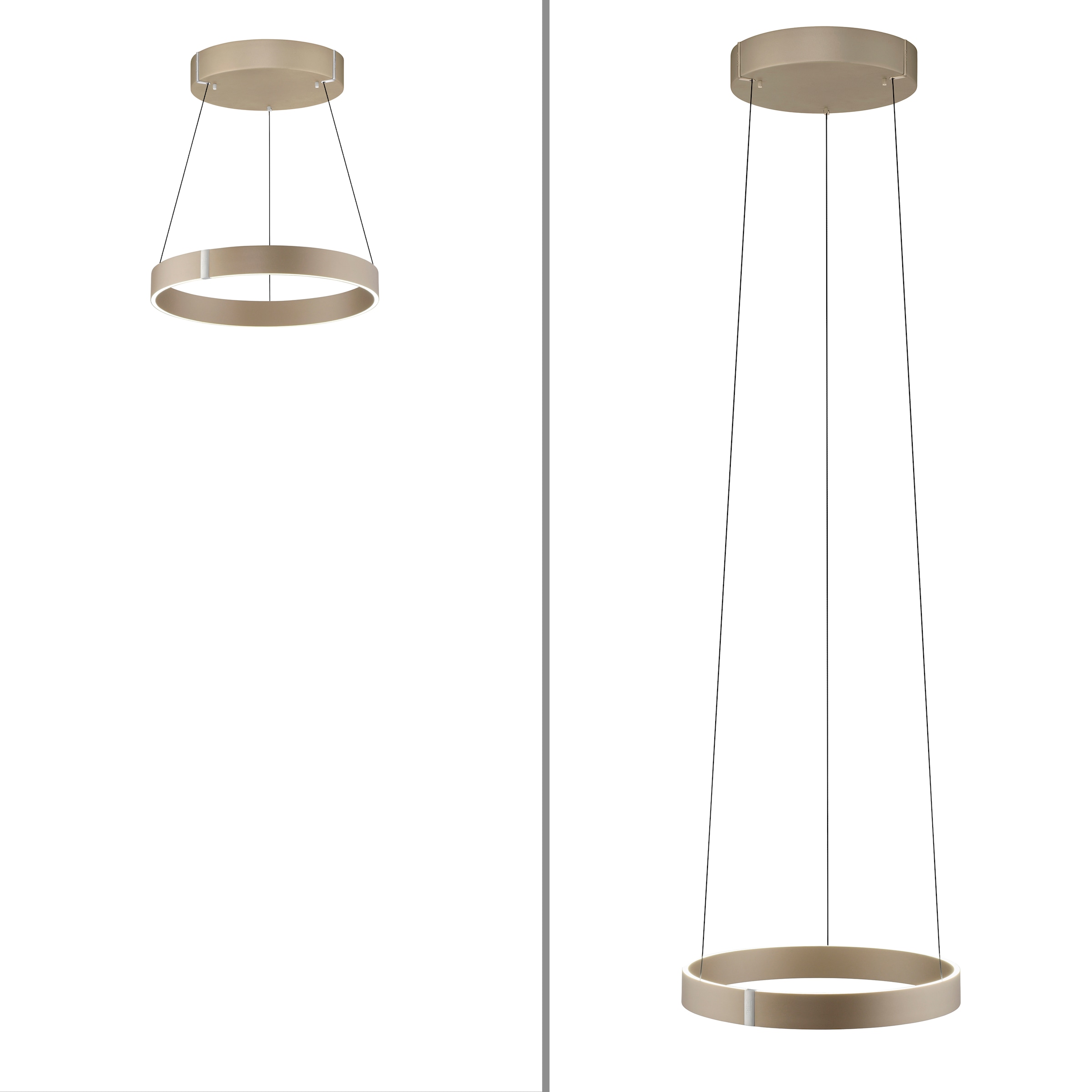 Neuhaus PURE LED Pendelleuchte »PURE E-Clipse« LED-Board 1 Stk. warmweiß - kaltweiß e-LIFT®-Funktion, CCT, dimmbar über Fernbedíenung