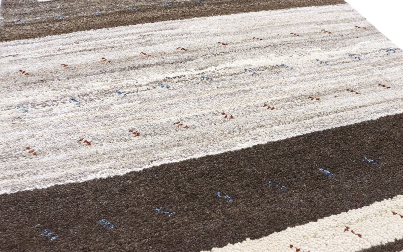 morgenland Wollteppich »Gabbeh Teppich handgeknüpft mehrfarbig«, rechteckig,  handgeknüpft online kaufen