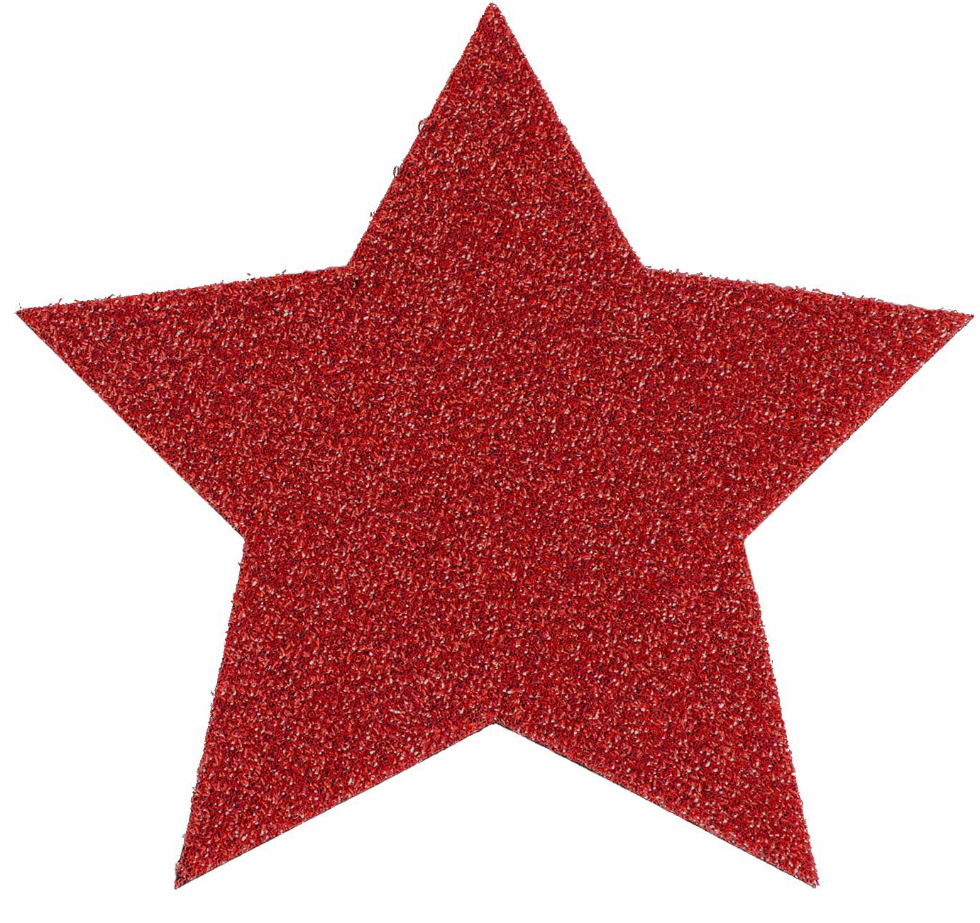 Primaflor-Ideen in Textil Platzset »Stern, Weihnachtsdeko rot«, (Set, 4 St.), ideal als Untersetzer oder Tischdeko, Größe 16,5 cm