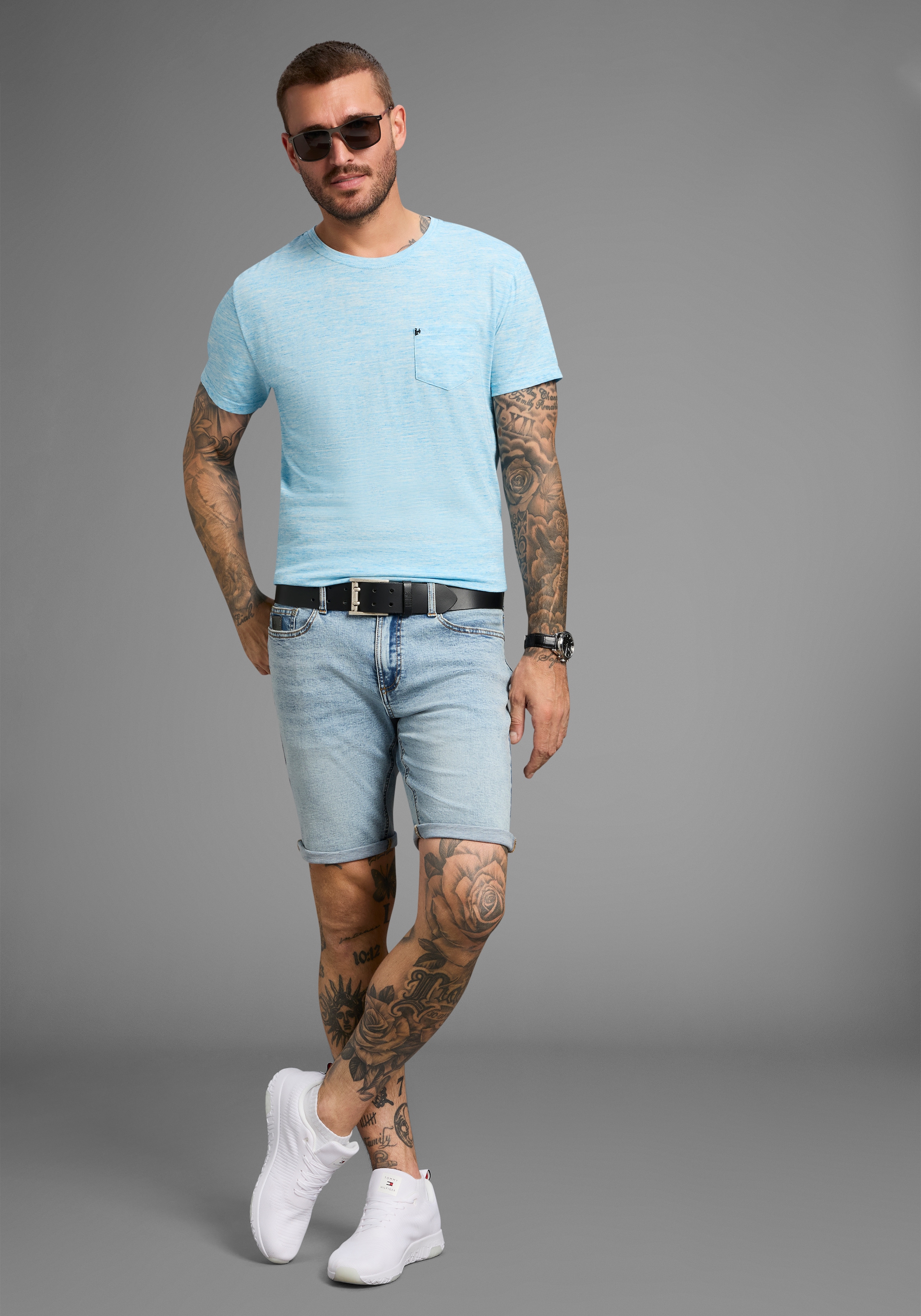 Bruno Banani Jeansshorts »Hutch-Shorts«, niedrige Leibhöhe