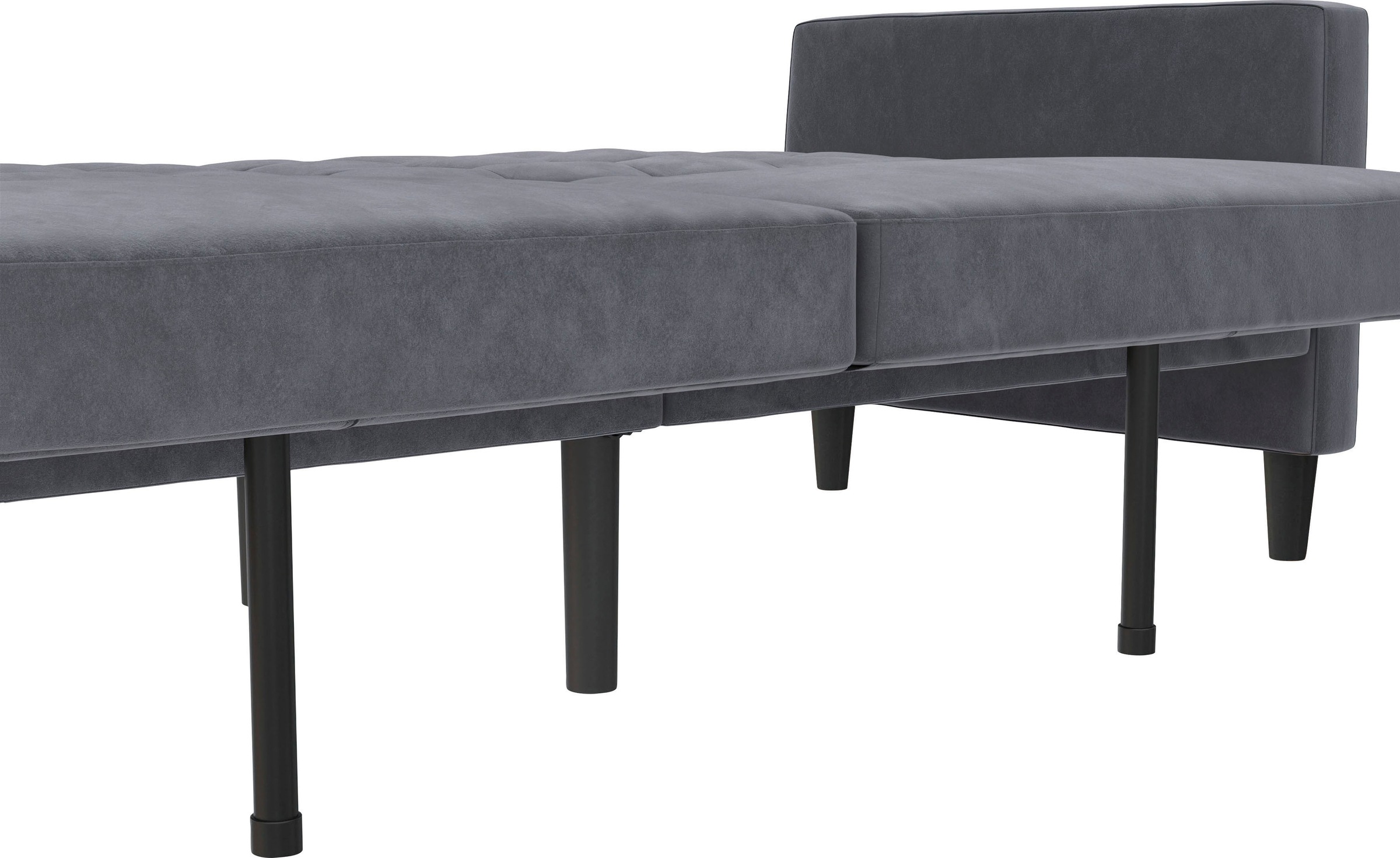 Dorel Home 3-Sitzer »Presley«, Sofa mit Bett-Funktion und verstellbarer Rückenlehne