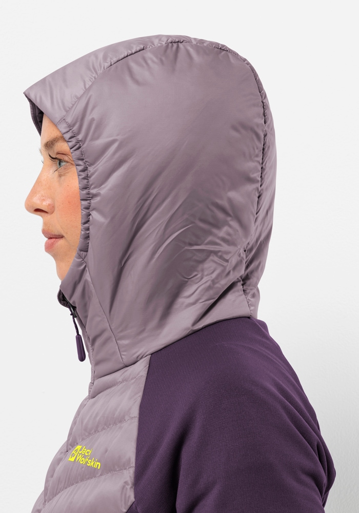 Jack Wolfskin Hybridjacke »ROUTEBURN PRO HYBRID W« mit Kapuze