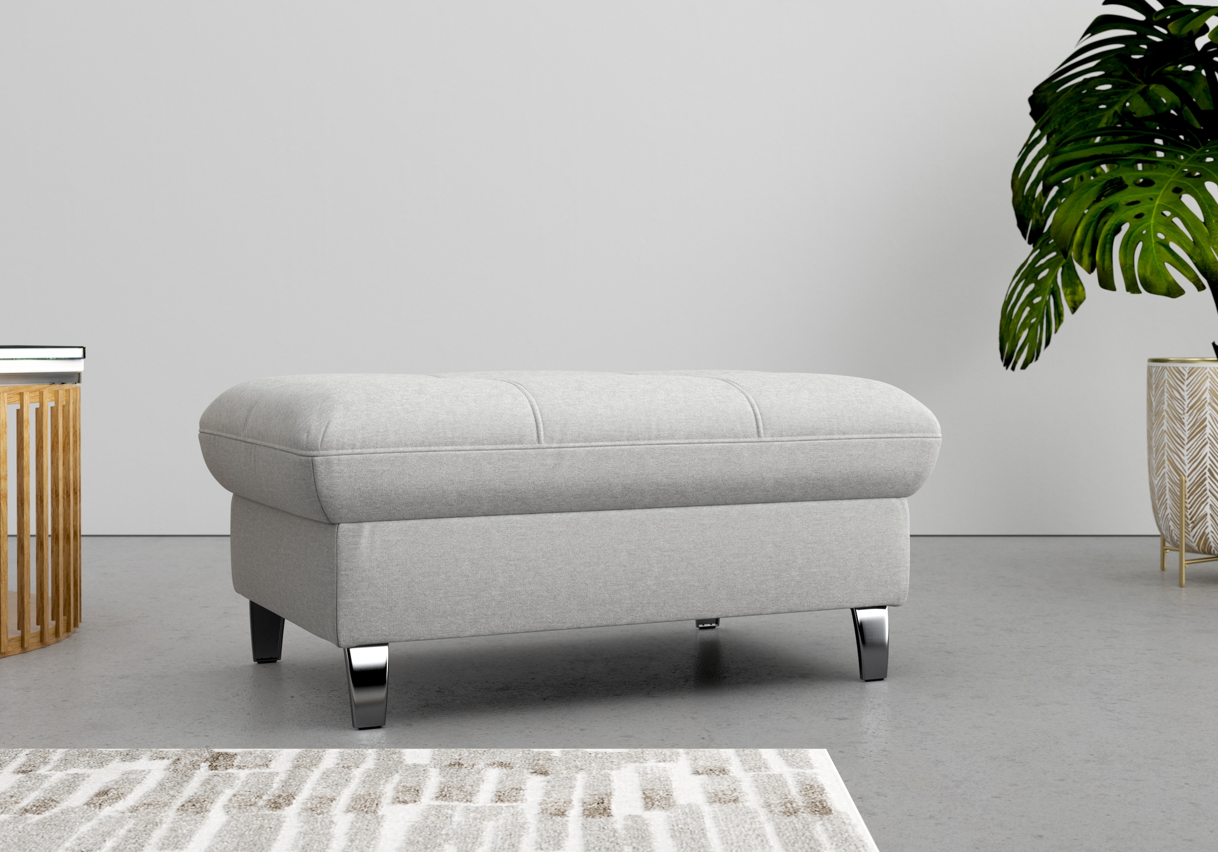 sit&more Stauraumhocker »Maggiore«, mit Stauraum und modernen Metallbeinen