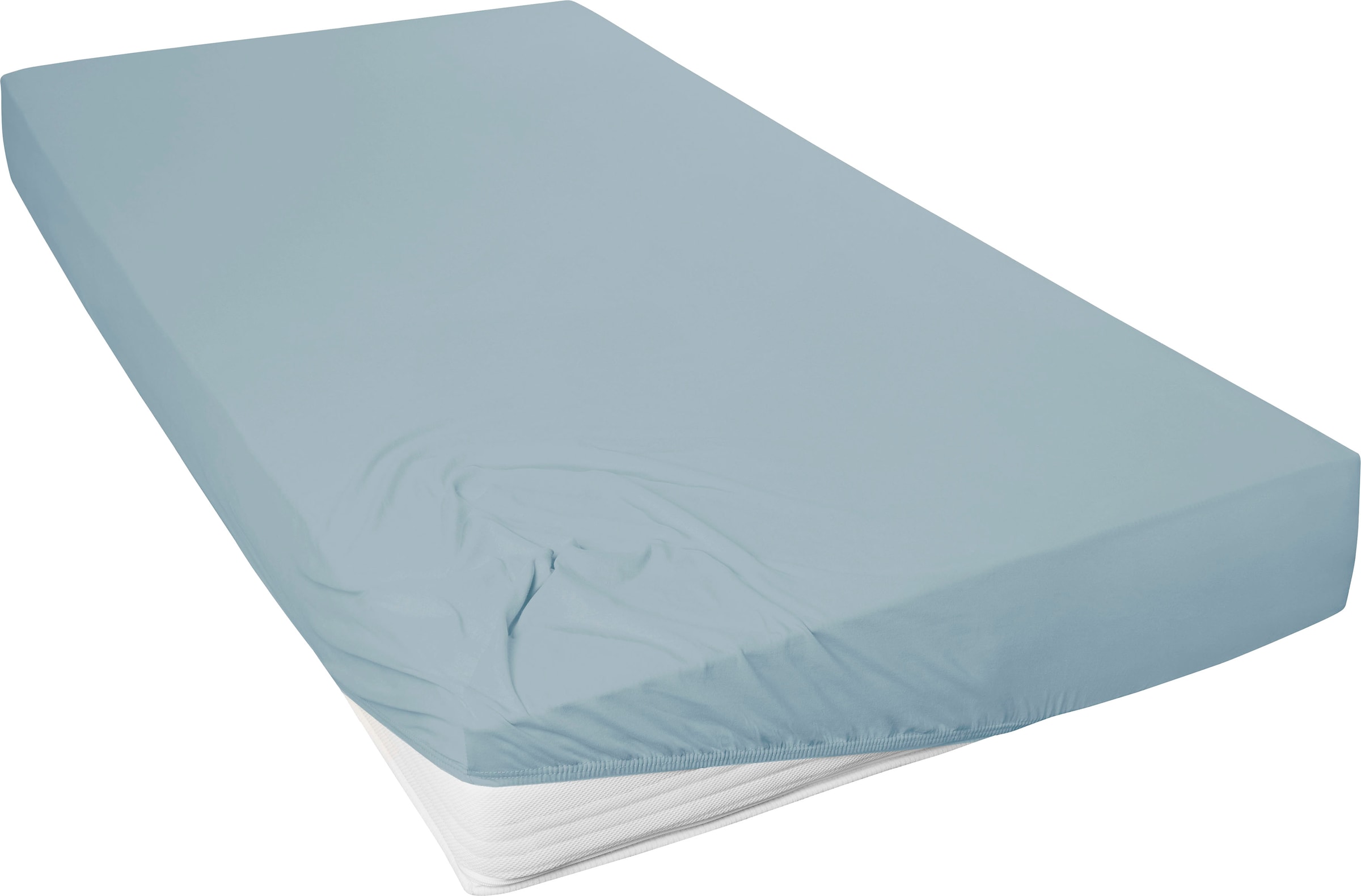 Primera Spannbettlaken "Mako-Feinjersey Spannbetttuch" Geeignet für Standardmatratzen bis 22 cm, 100% Baumwolle