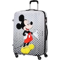 American Tourister® Hartschalen-Trolley »Disney Legends, Mickey Mouse Polka Dots, 75 cm«, 4 Rollen