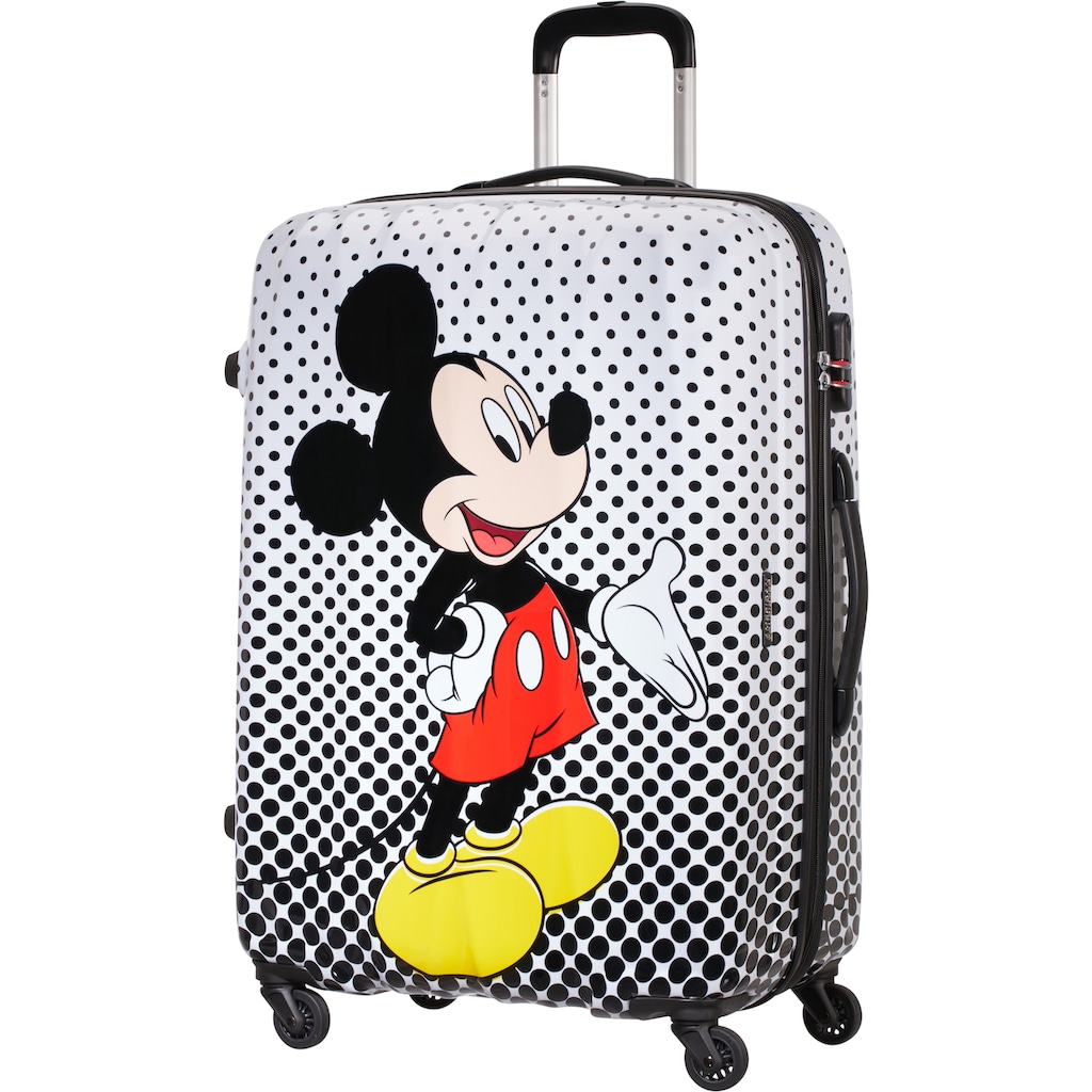 American Tourister® Hartschalen-Trolley »Disney Legends, Mickey Mouse Polka Dots, 75 cm«, 4 Rollen