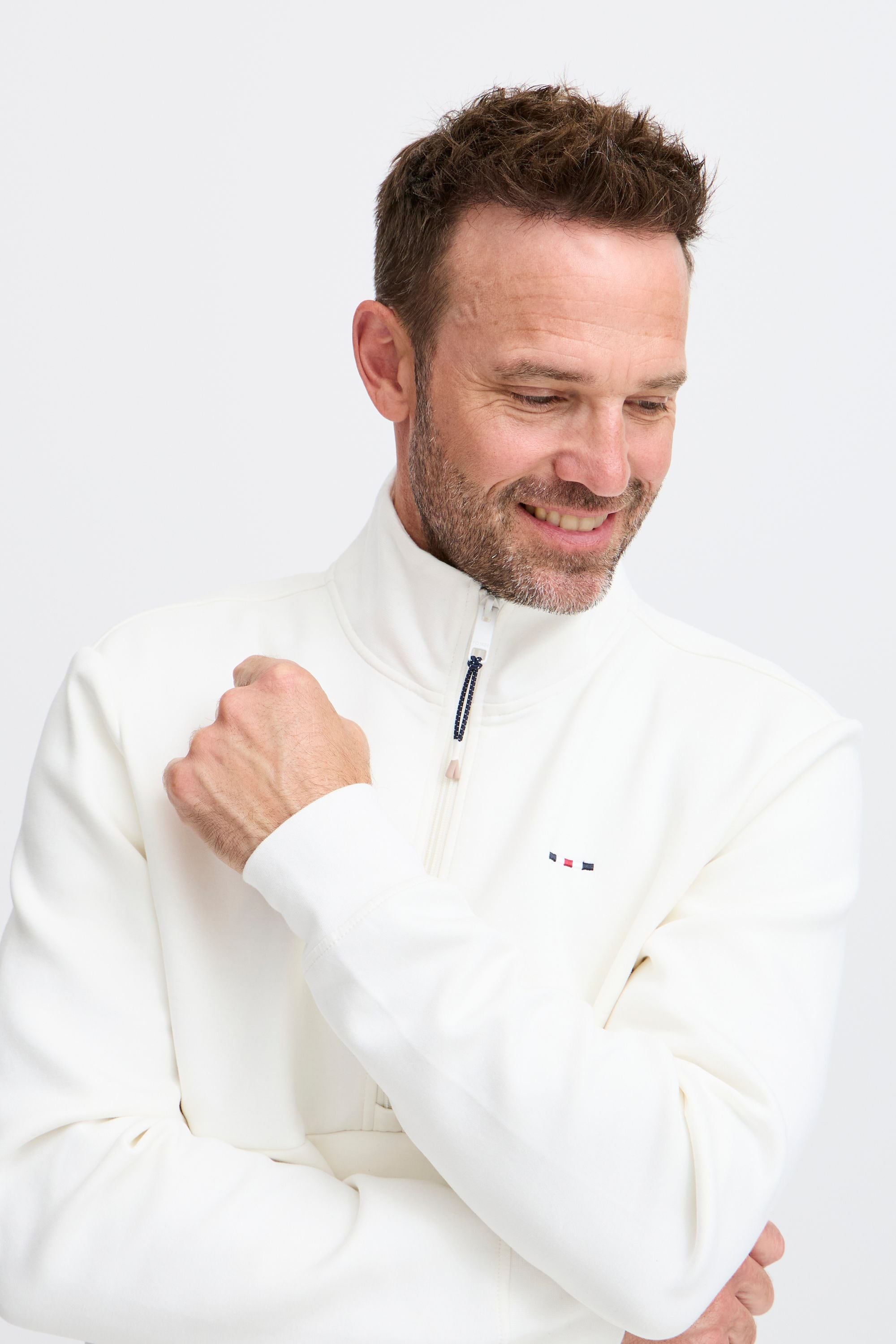 FQ1924 Troyer »Troyer FQWILLIAM zipneck sweatshirt«