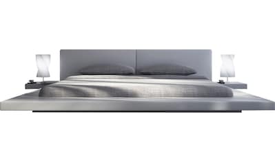 SalesFever Polsterbett, Design Bett in moderner Optik, Lounge Bett inklusive Nachttisch kaufen