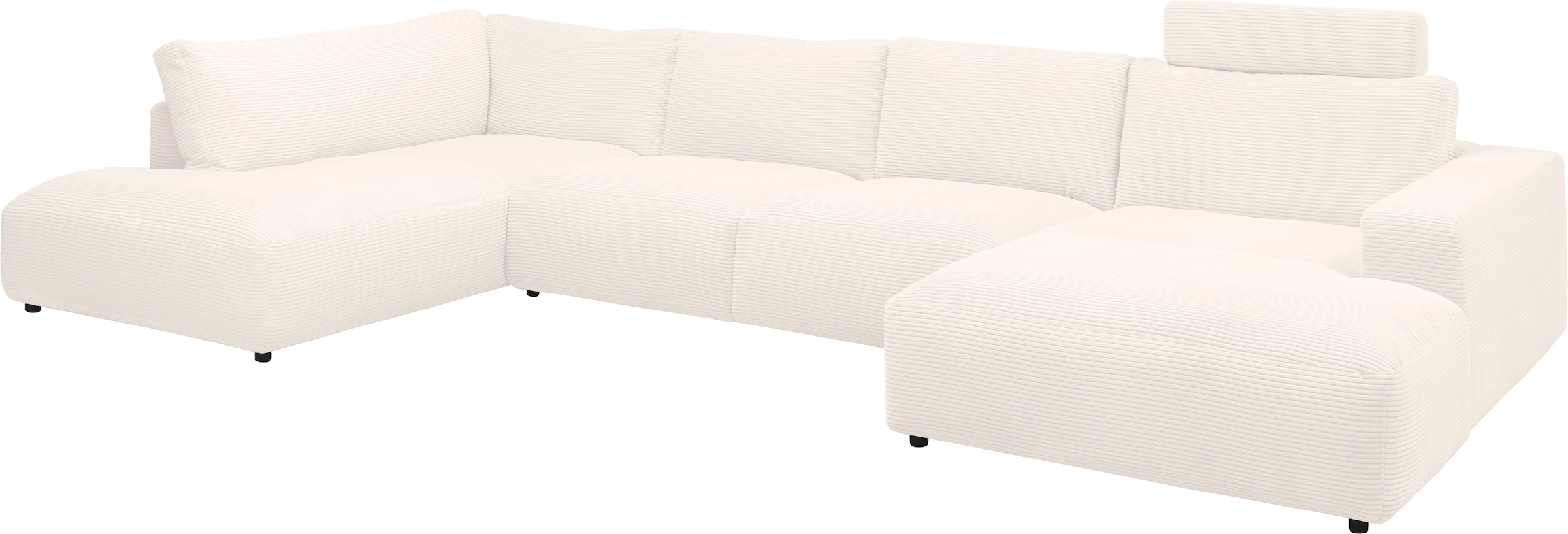 Musterring Wohnlandschaft »Lucia U-Form«, Verschiedene Farben, inkl. Kopfstütze, Gesamtbreite 434 cm