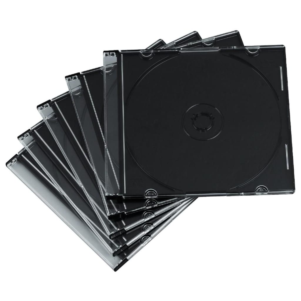 Hama CD-Hülle »CD-Slim-Box, 20er-Pack, Schwarz, Vorratspack Leerhülle«