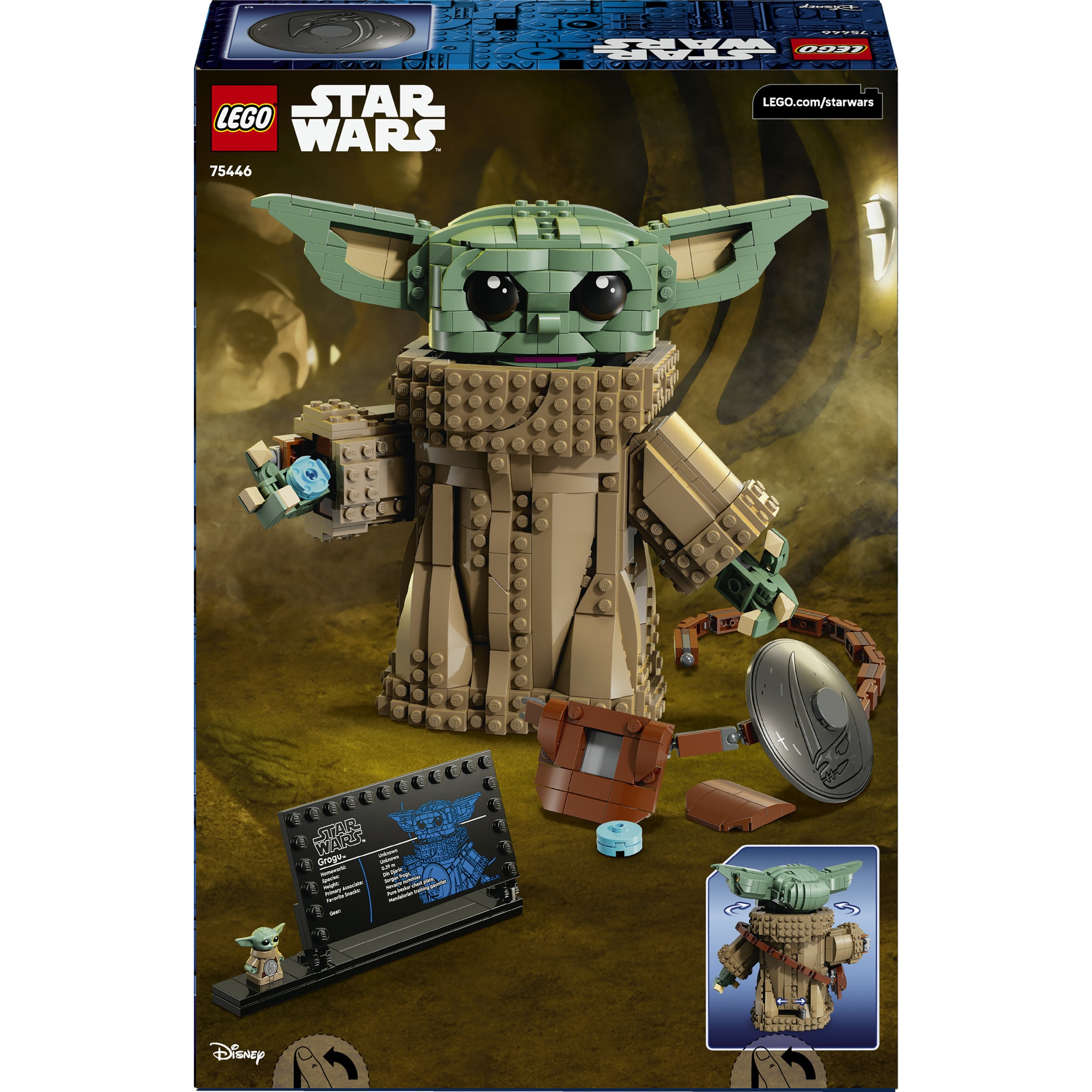 LEGO® Konstruktionsspielsteine »Grogu (Lehrling des Mandalorianers) (75446), LEGO Star Wars™«
