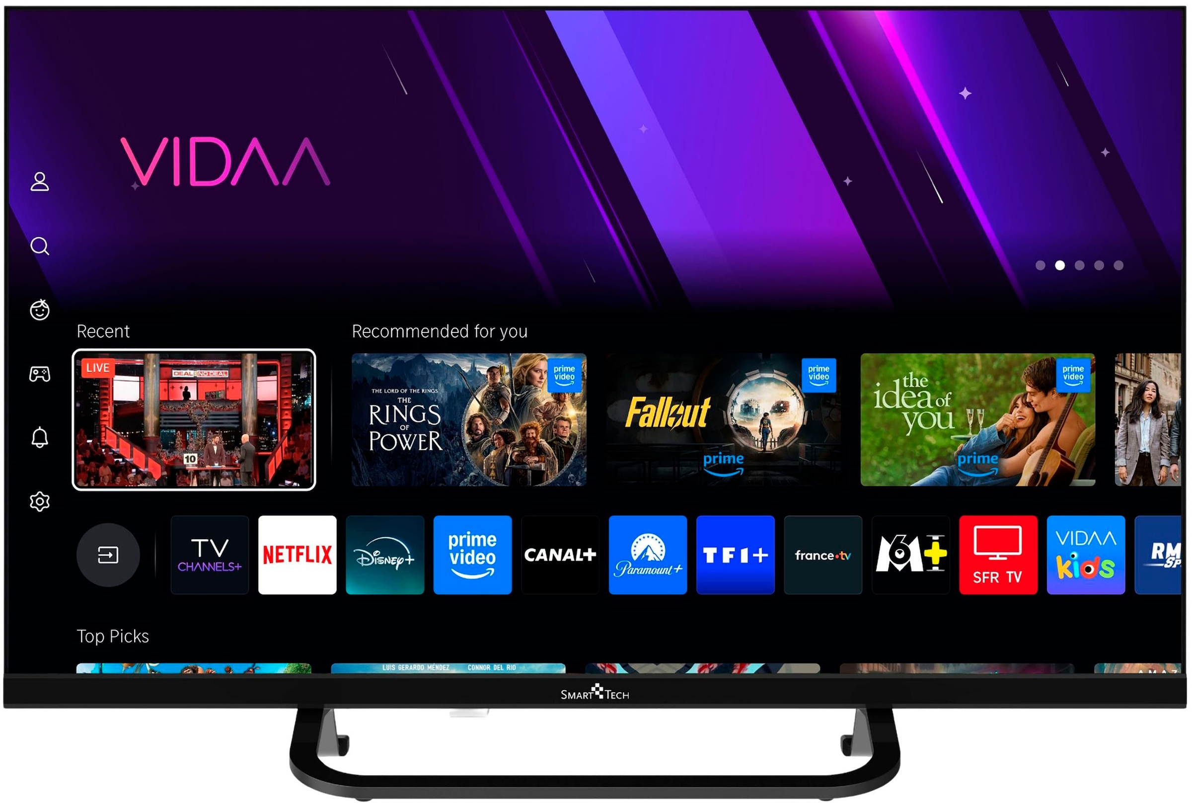 Smart Tech QLED-Fernseher »24QV02VC« 60 cm/24 ″ HD