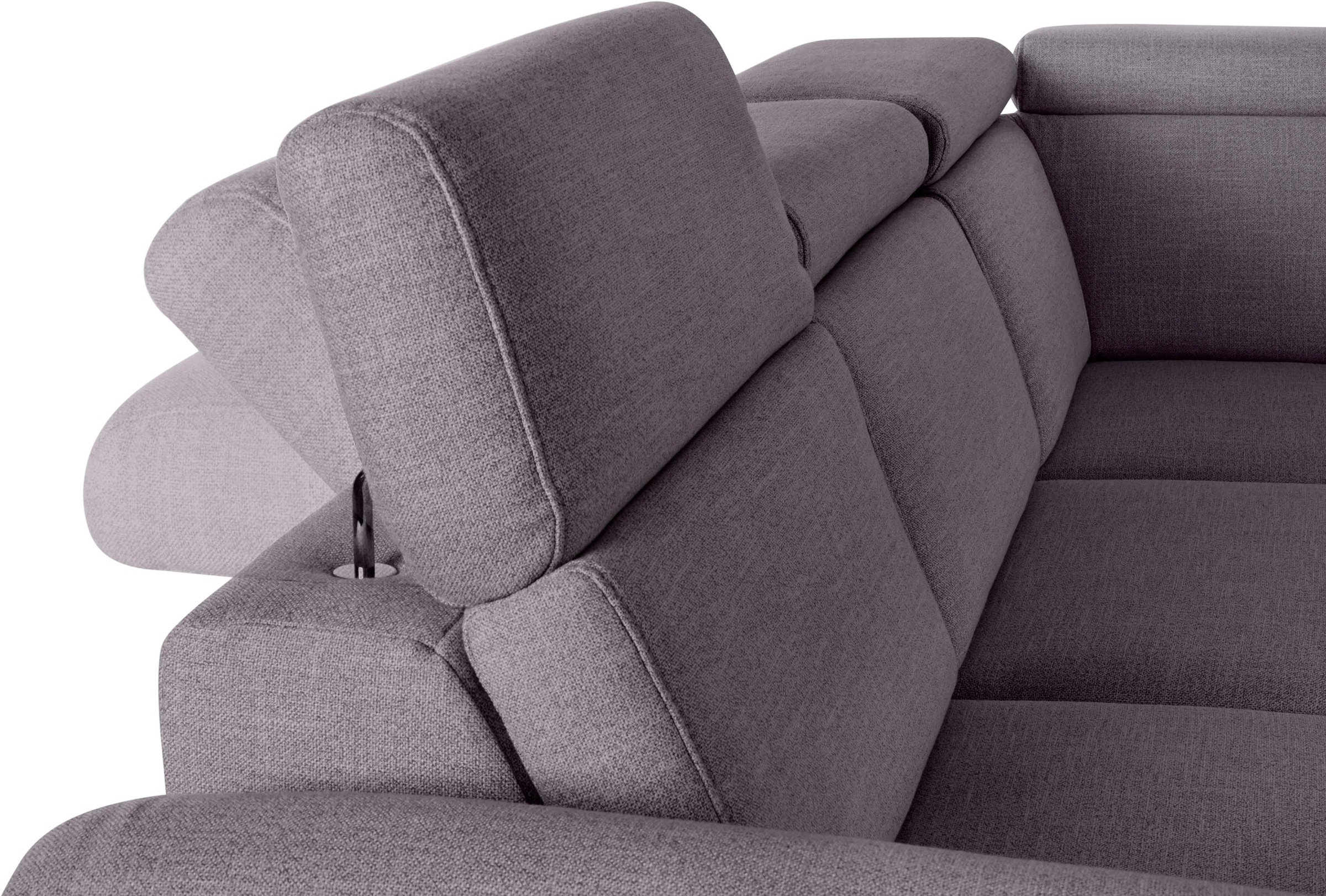 sit&more Ecksofa, inklusive Kopfteilverstellung, wahlweise mit Bettfunktion und Bettkasten