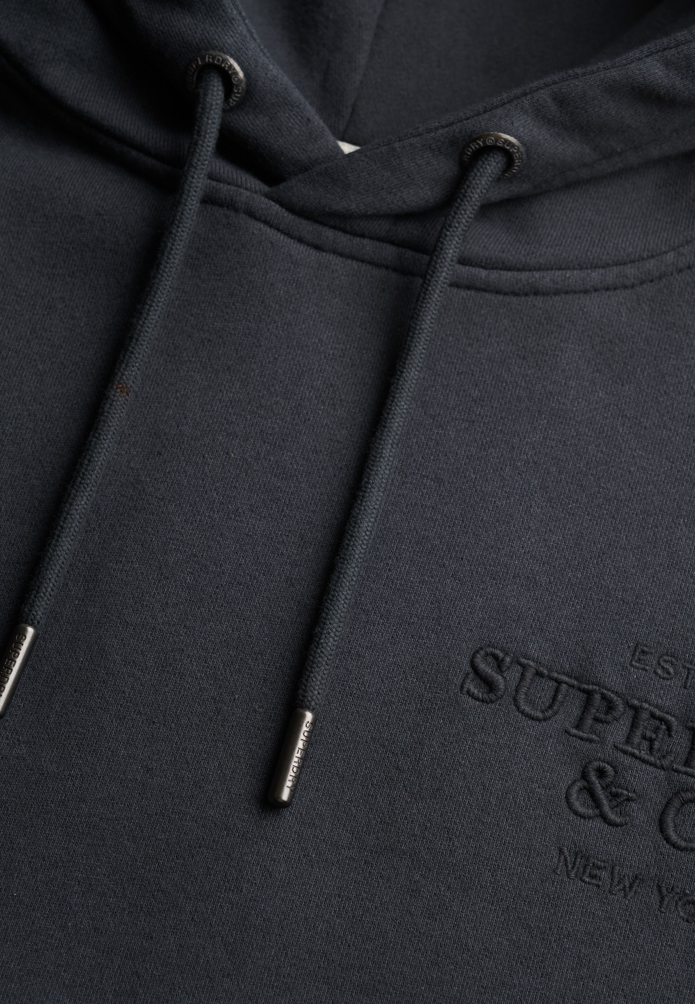 Superdry Kapuzensweatshirt »Luxe Casual Emb Relaxed Hood«, Baumwolle, oversize
