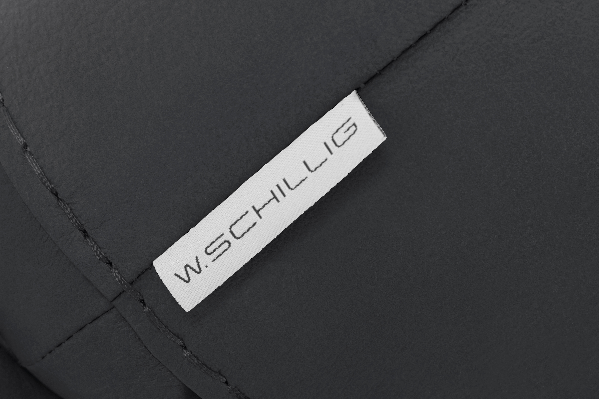 W.SCHILLIG Hocker »montanaa« mit Metallkufen in Silber matt, Breite 71 cm