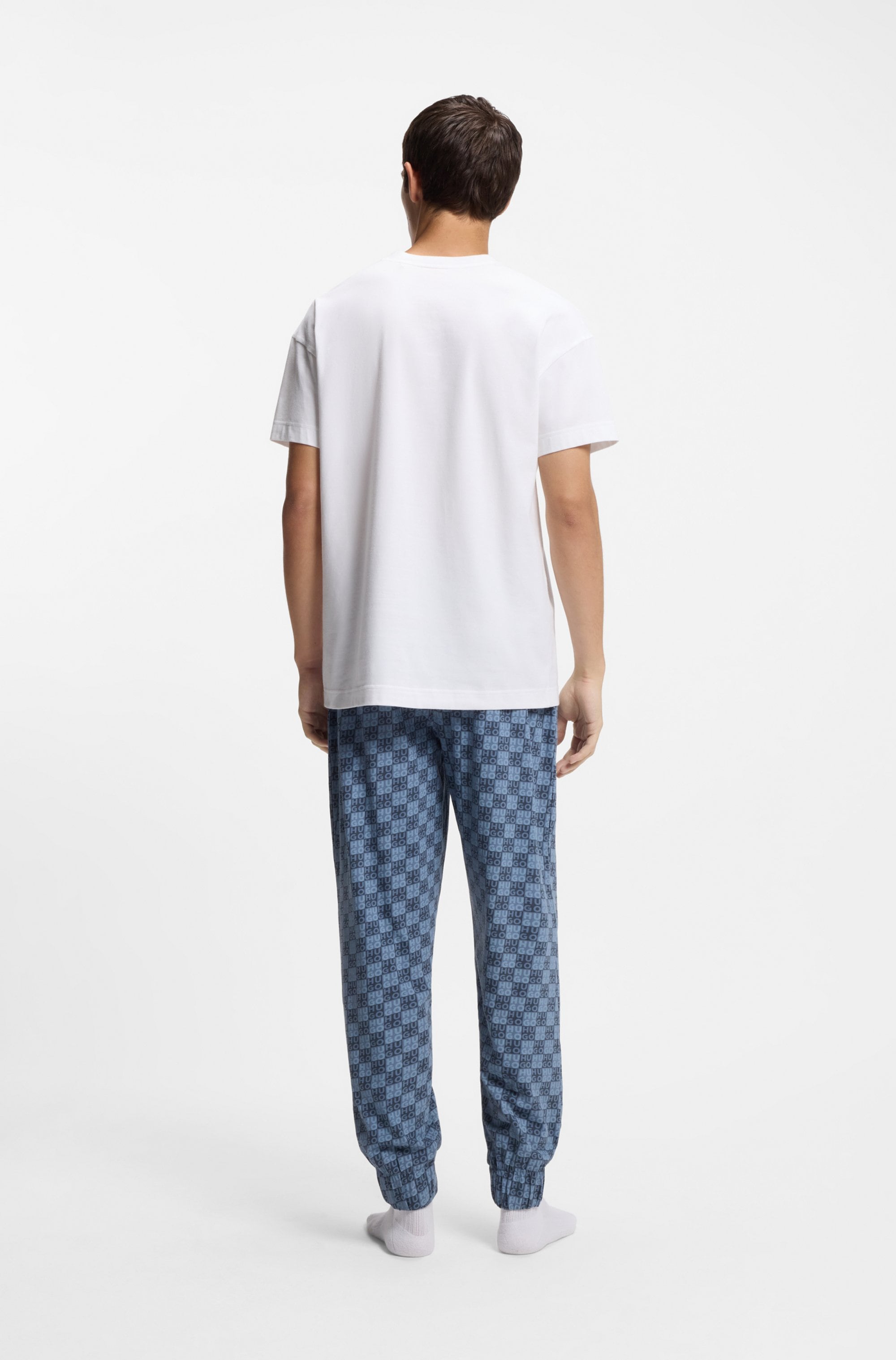 HUGO Underwear Pyjamaoberteil »Aaron« normale Passform, kleines Logo auf der Brust