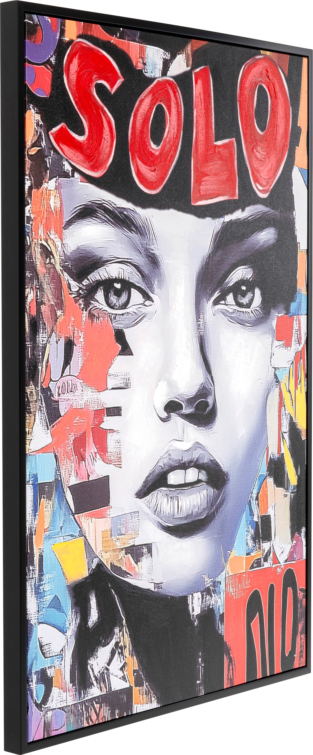 Kare Design Bild mit Rahmen »Gerahmtes Bild Seventies Collage 50x40cm« 1, 