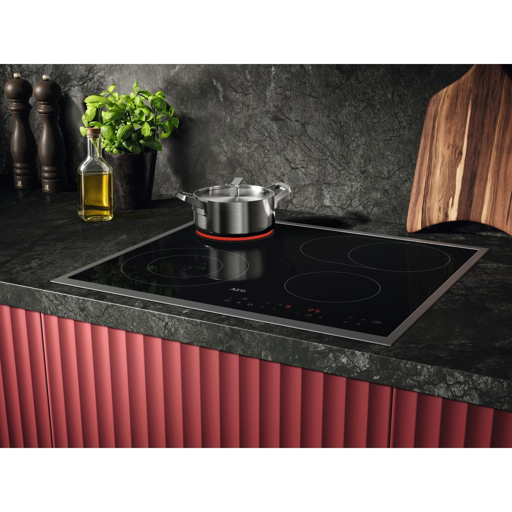 AEG Backofen-Set »OU5AB20ZSM« Aqua Clean Grillfunktion und gleichmäßige Garergebnisse auf 3 Ebenen, TouchTimer