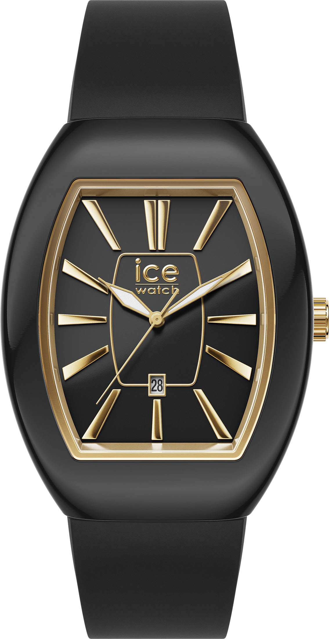 ice-watch Quarzuhr »ICE boliday - Dome - Small - 3H + Date« Armbanduhr, Damenuhr, analog, Silikonarmband, Datum