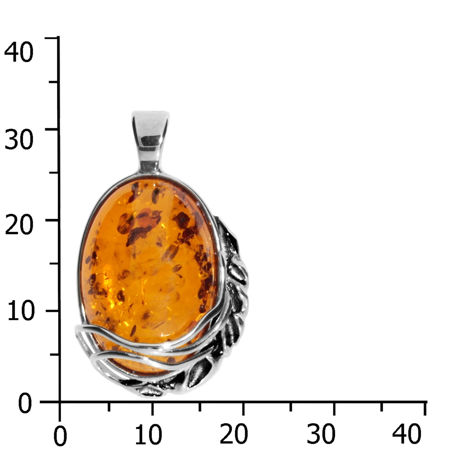 OSTSEE-SCHMUCK Kettenanhänger »- Hilla - Silber 925/000 - Bernstein«