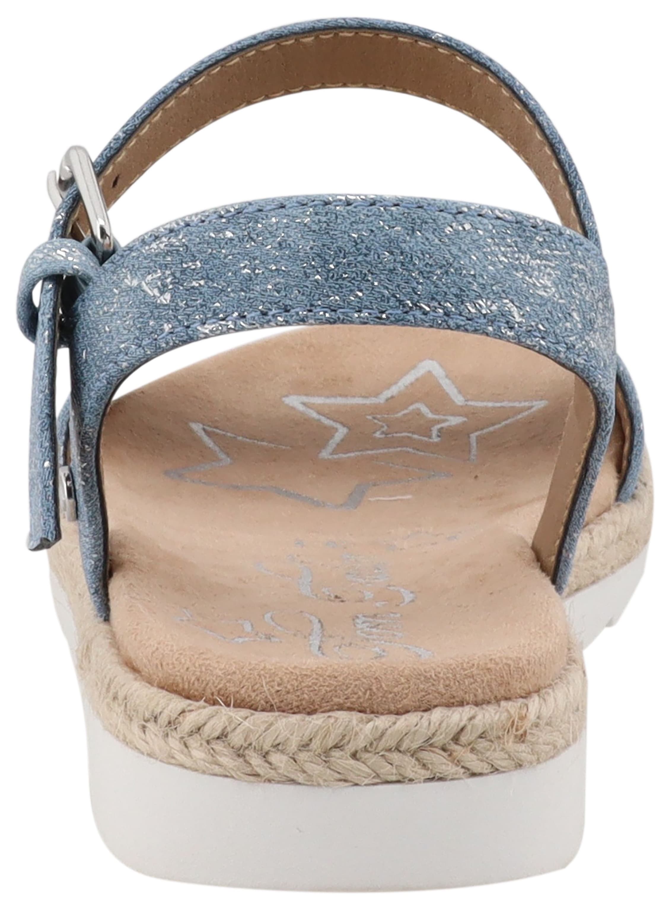 TOM TAILOR Sandale »Resa«  Sommerschuh, Sandalette, Kinderschuh mit Glitzerdetails