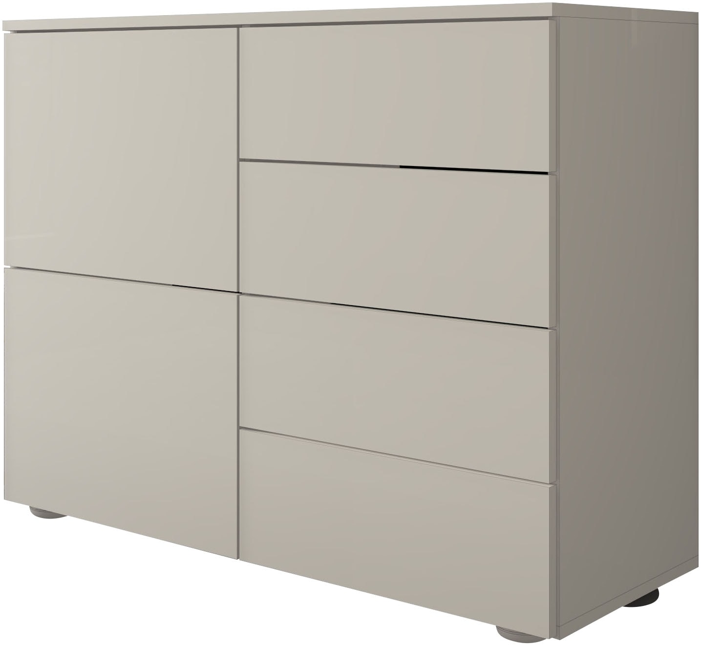 borchardt Möbel Kommode "Rova, Sideboard Breite 93 cm" Push-To-Open, verstellbare Einlegeböden, viel Stauraum, Breite 93cm