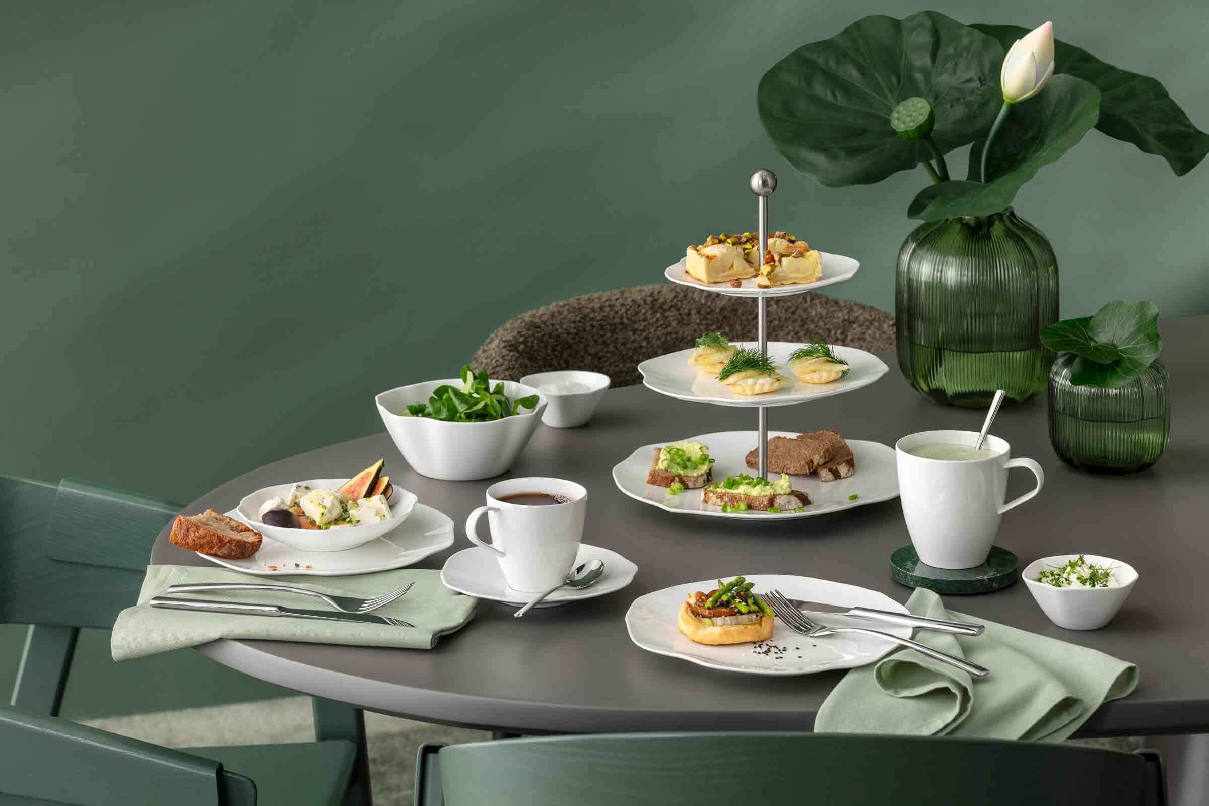 Villeroy & Boch Schale »Dessertschalen Pura ø 15,1 cm 6er Set weiß« 6 Spülmaschinenfest, Mikrowellensicher