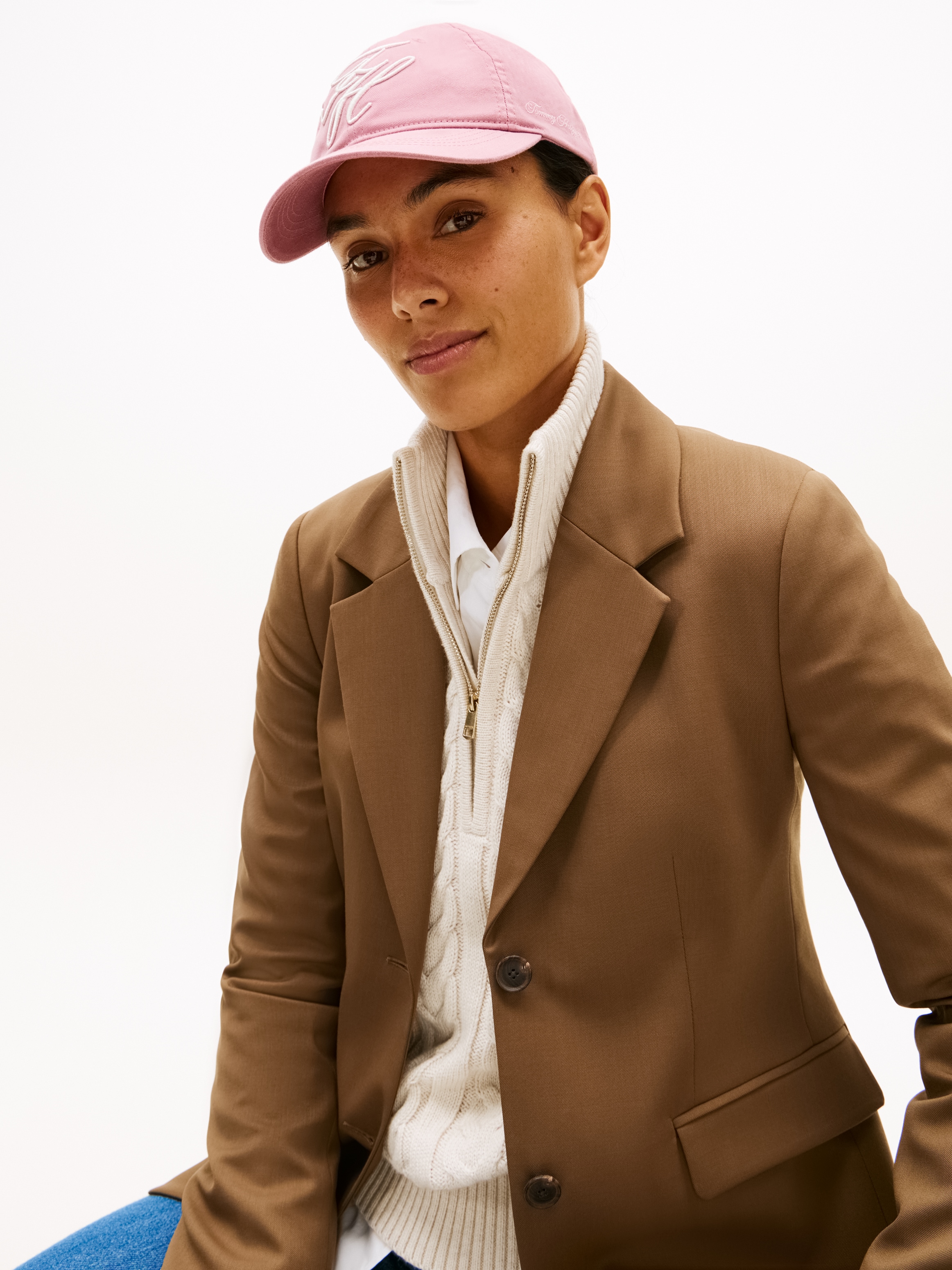 Tommy Hilfiger Baseball Cap »TH EMBROIDERED« aus Twill mit aufgesticktem Logo, Umfang 56cm