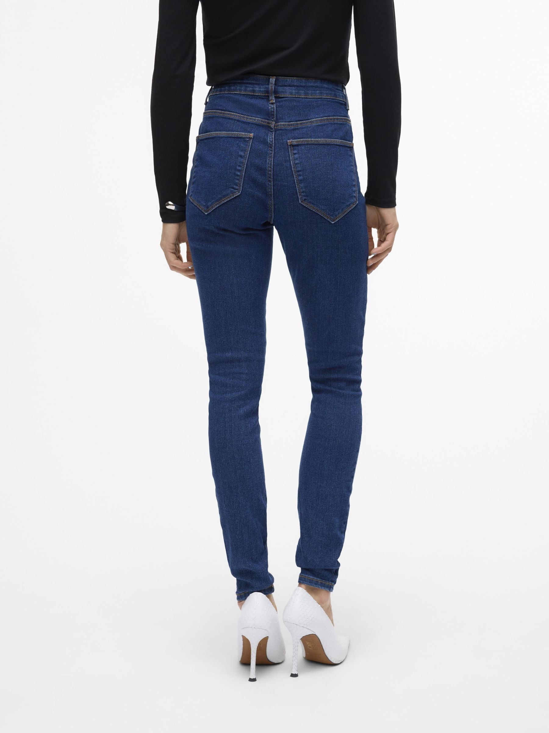 Vero Moda Skinny-fit-Jeans »VMELLY MR SKINNY JEANS BLUE NOOS«