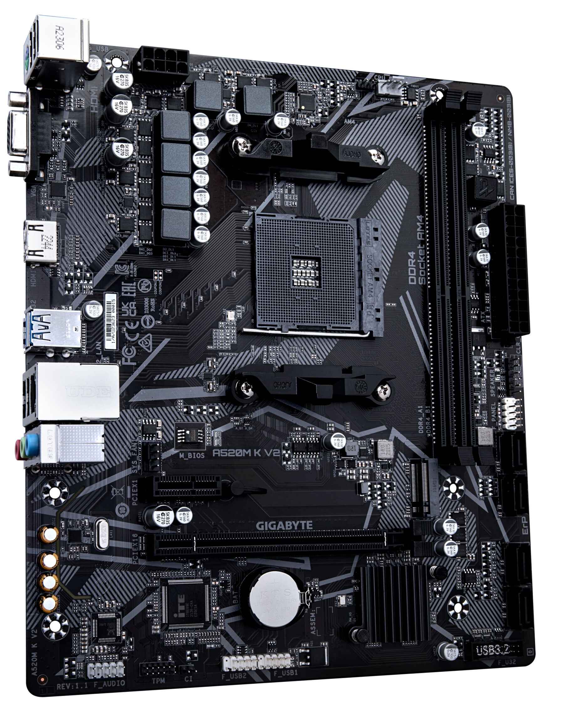 Gigabyte Mainboard »A520M K V2«