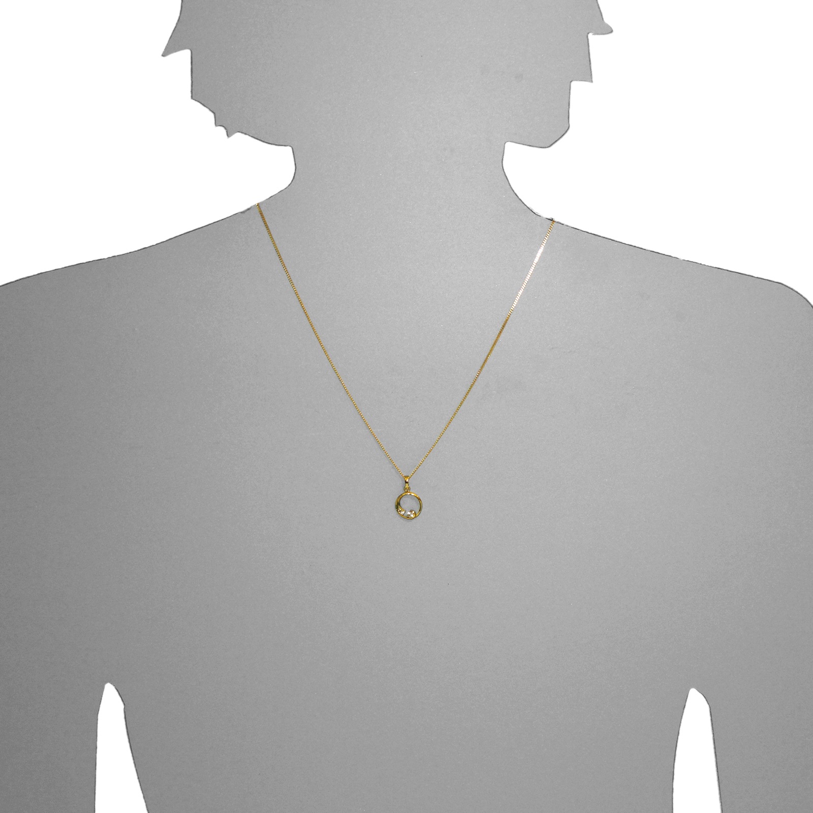 OSTSEE-SCHMUCK Kettenanhänger »- Maila - Gold 333/000 - Zirkonia«