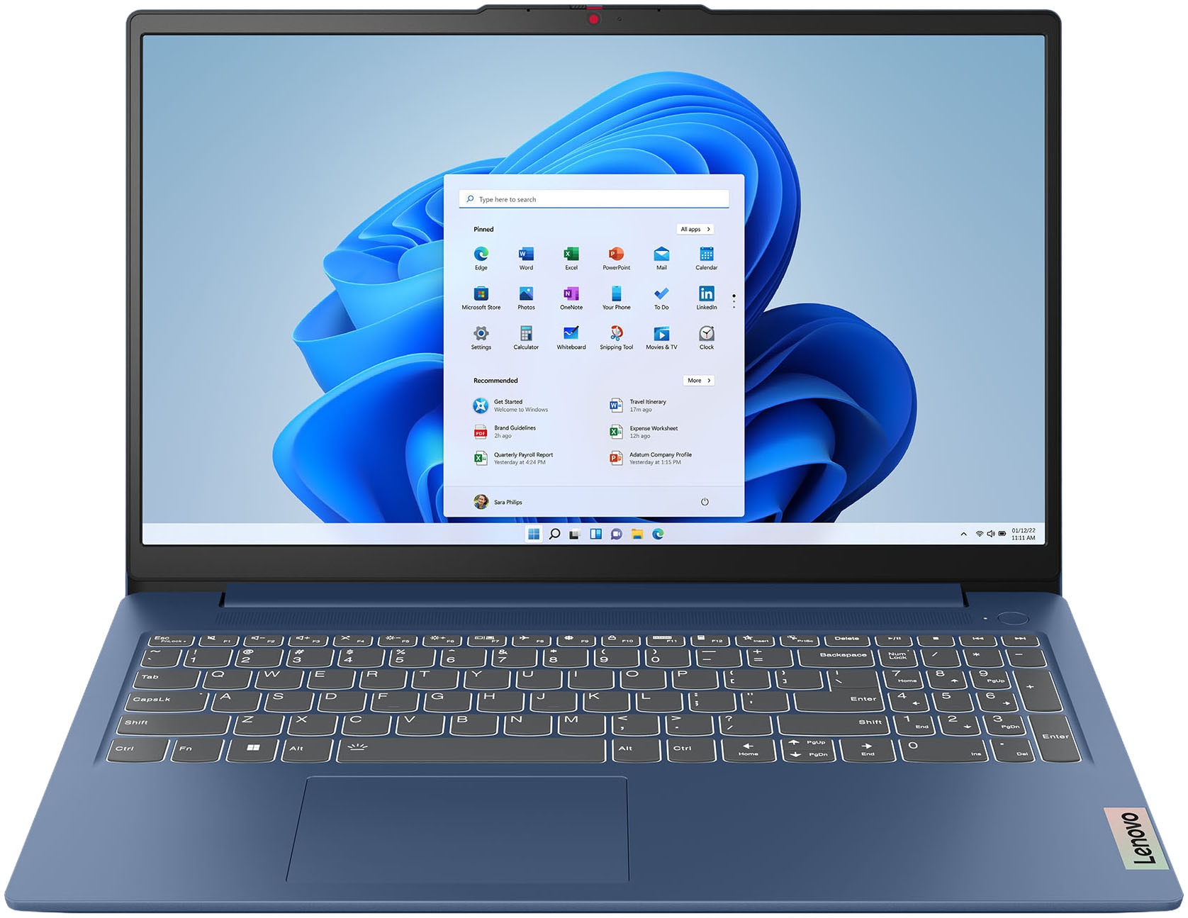 Lenovo Notebook »IdeaPad Slim 3 15ABR8« 39,62 cm / 15,6 ″ AMD Ryzen 7 Radeon Graphics 512 GB SSD