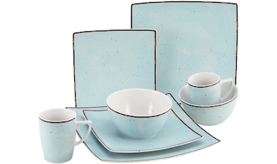 Kombiservice »Geschirr-Set New Elegance Vintage Nature«, (Set, 8 tlg., Kaffeeservice...