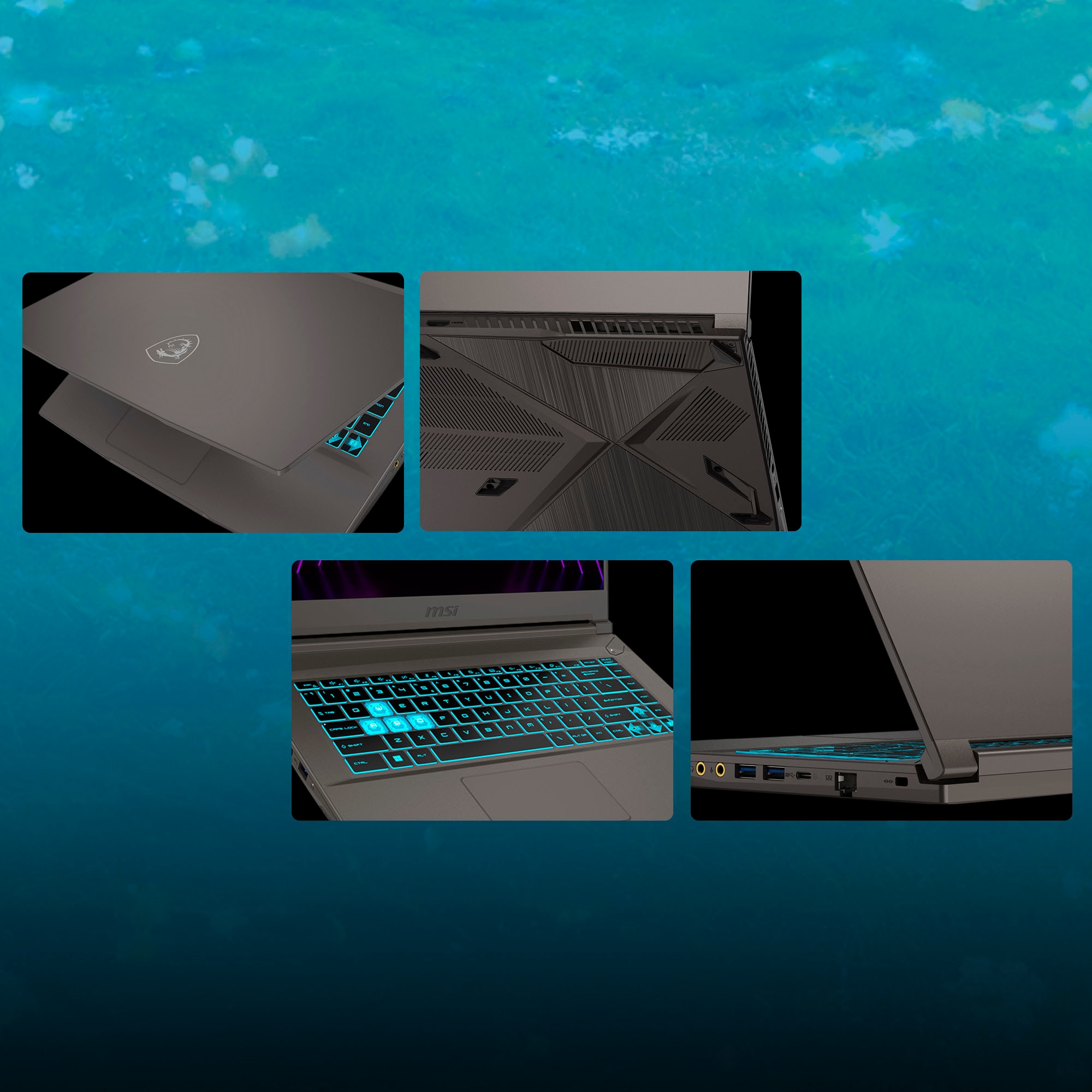 MSI Gaming-Notebook »Thin 15 B13UC-3040«, 39,6 cm, / 15,6 Zoll, Intel, Core i5, GeForce RTX 3050, 512 GB SSD